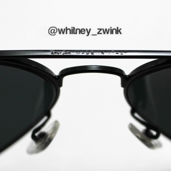 Model Display Ray-Ban Aviator Black  RB3025 58 / 62 - Picture 12 of 17